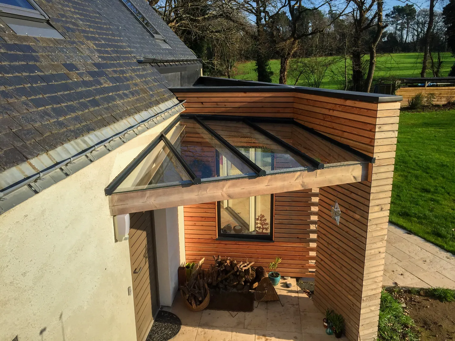 extension maison bois saint barthelemy
